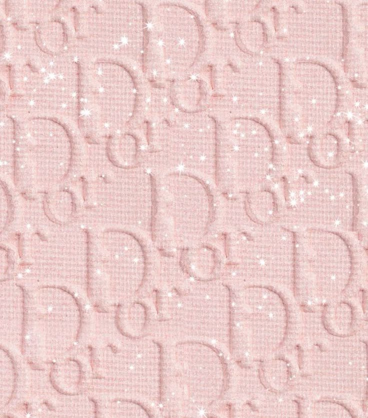 a pink wallpaper with white letters and sparkles on the bottom half of it