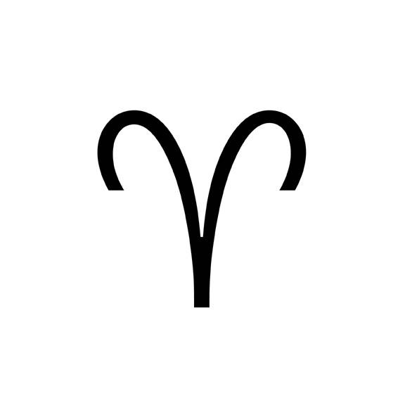 the zodiac sign for virgoria is shown in black and white on a white background