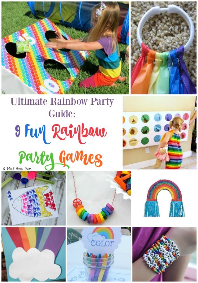 the ultimate rainbow party guide for 9 fun rainbow party games and activities to play with