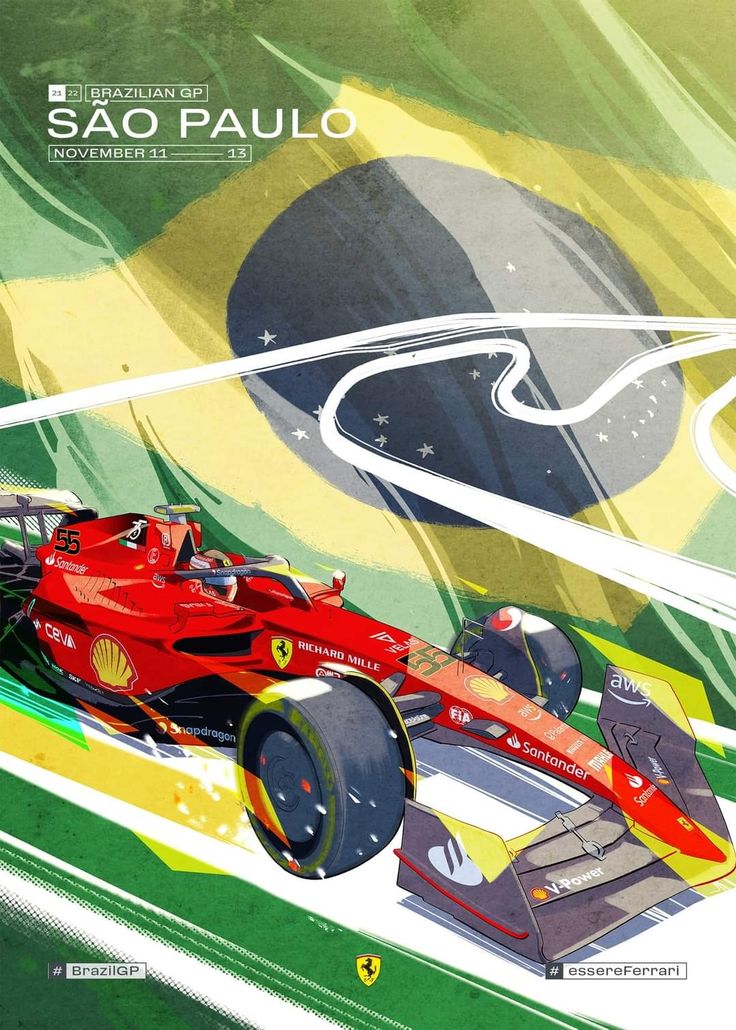 a red race car driving through a green and yellow background with the words sapo paiuo on it