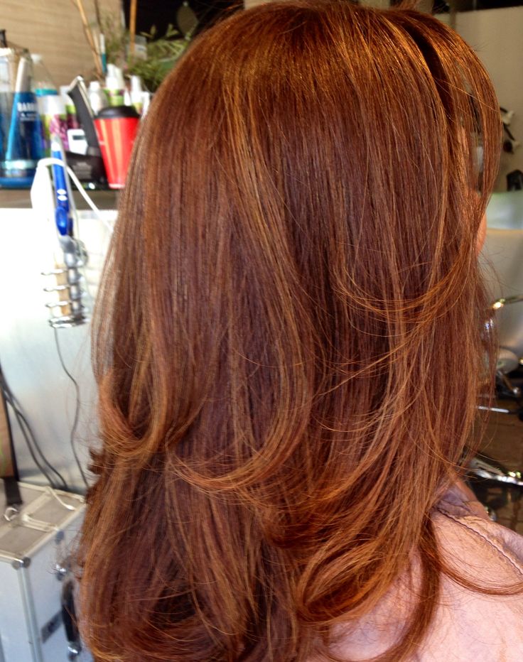 Red Hair Balayage, Balayage Auburn, Cosmo Hair, Loreal Hair Color, Loreal Hair, Hair Color Formulas, Level 7, Copper Hair Color, Hair Balayage