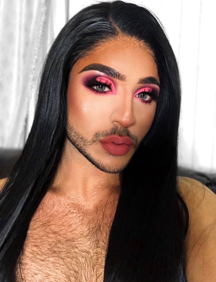 Glitter Beard, Mens Makeup, Drag Outfits, Gay Makeup, Glitter Beards, Barely There Makeup, Beauty Mistakes, Drag Queen Makeup, Makeup 101