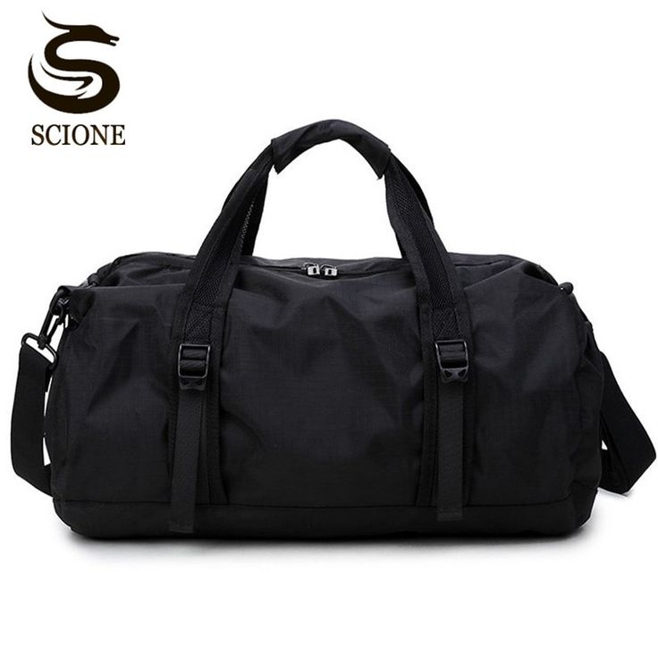 Scione Waterproof Travel Bag Multifunction Travel Duffle Bags for Men & Women Collapsible Bag Large Capacity Duffel Folding Bags-in Travel Bags from Luggage & Bags on Aliexpress.com | Alibaba Group Multifunctional Travel Bag, Black Duffle Bag, Mens Gym Bag, Nylon Travel Bag, Waterproof Travel Bag, Training Bags, Sports Bags Gym, Workout Bags, Travel Handbags