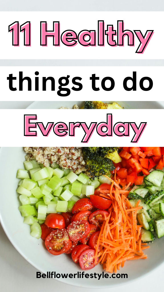 11 healthy things to do everyday Healthy Lifestyle Choices, Healthy Things To Do Everyday, Healthy Things To Eat, Things To Do Everyday, Being Healthy, Things To Eat, Health Routine, Wellness Lifestyle, Holistic Lifestyle