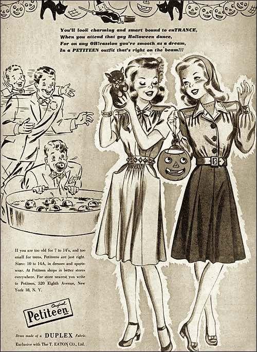 an old advertisement for pettex with two women talking on the phone and one holding a cat