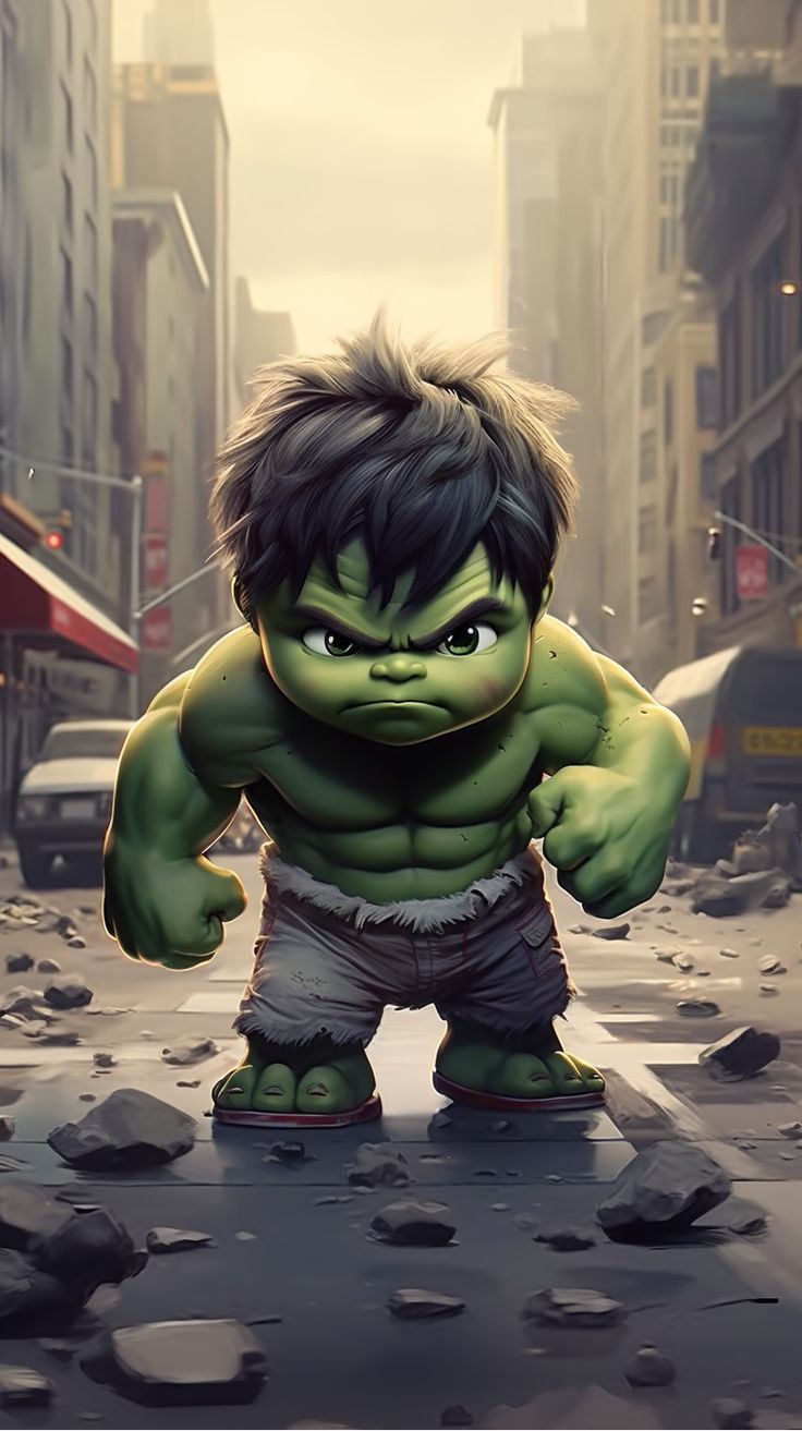 #cartoon Hulk Kids, Wallpaper Gamer, Hulk Artwork, Baby Cartoon Characters, Hulk Character, Animation Software, Baby Avengers, Avengers Cartoon, Baby Superhero