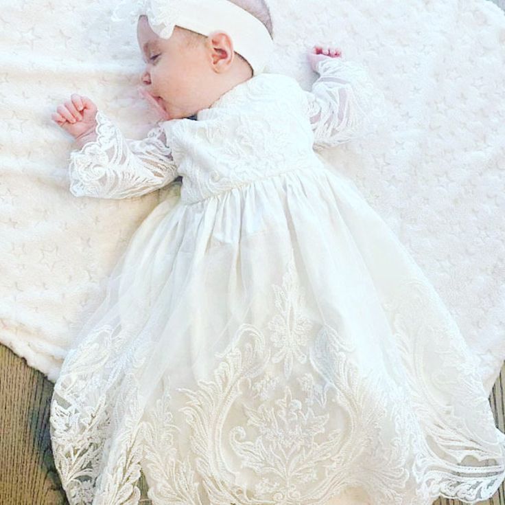 Baby Girl Blessing Dress, White Christening Dress, Baby Blessing Dress, Blessing Gown, Linen Gown, Baptism Headband, Christening Dresses, Dress For Baby Girl, Blessing Dress