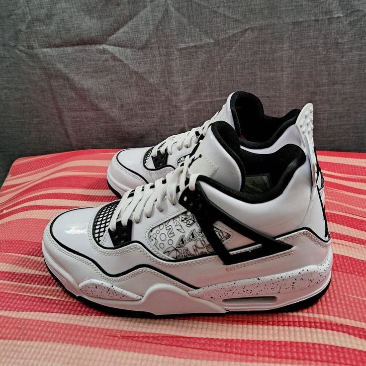 Size 6.5y - Nike Air Jordan 4 Retro (Gs) 'Diy' Youth Shoes Dc4101-100/ Women Size 8 Good Condition / Worn 2 Times Nike Air Jordan 4 Retro, Nike Air Jordan 4, Youth Shoes, Jordan 4 Retro, Air Jordan 4, Air Jordan 4 Retro, Kids Nike, Nike Air Jordan, Boys Shoes