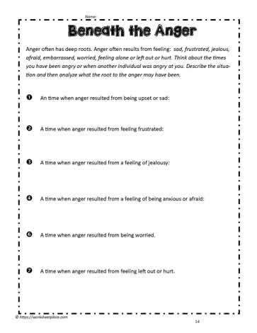 Beneath the Anger Elementary Group Therapy Ideas, Anger Worksheets For Teens, Anger Activities For Teens, Anger Management For Teens, Anger Management Activities For Adults, Anger Management Activities For Teens, Anger Coping Skills, Anger Worksheets, Anger Management Activities