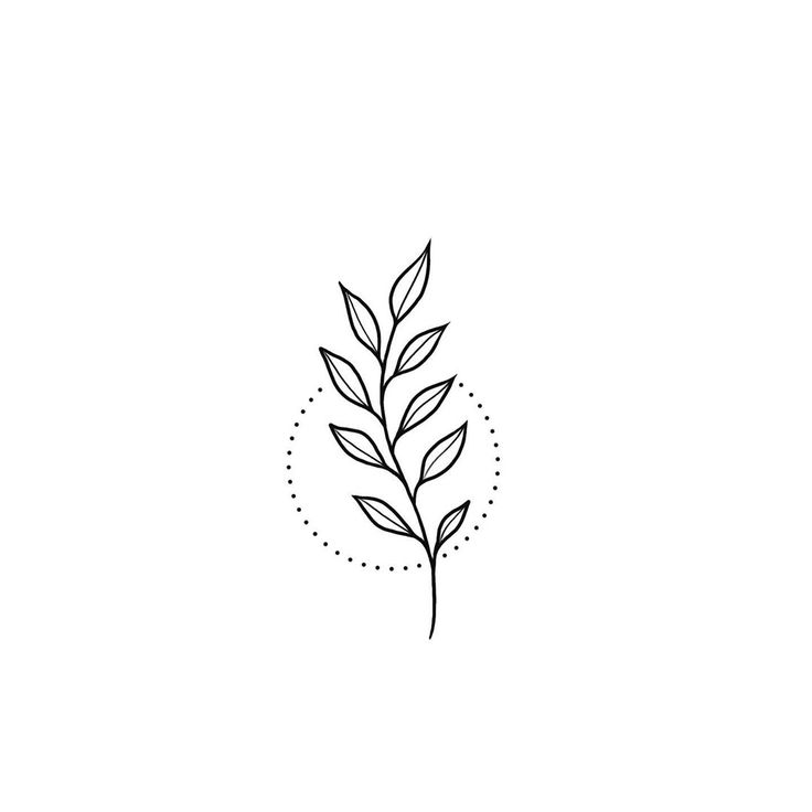 Easy Plant Tattoo, Plant Tattoos Simple, Minimal Plant Tattoo, Minimalist Plant Tattoo, Simple Plant Tattoo, Easy Line Tattoos, Small Plant Tattoo, Fineline Tattoo Minimalist, Easy Tattoos To Draw