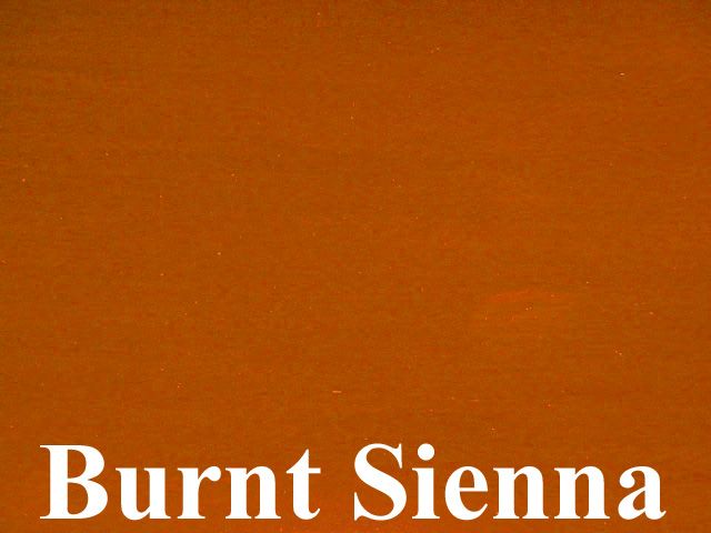 the words burnt sienna are written in white on an orange background with a tennis racket