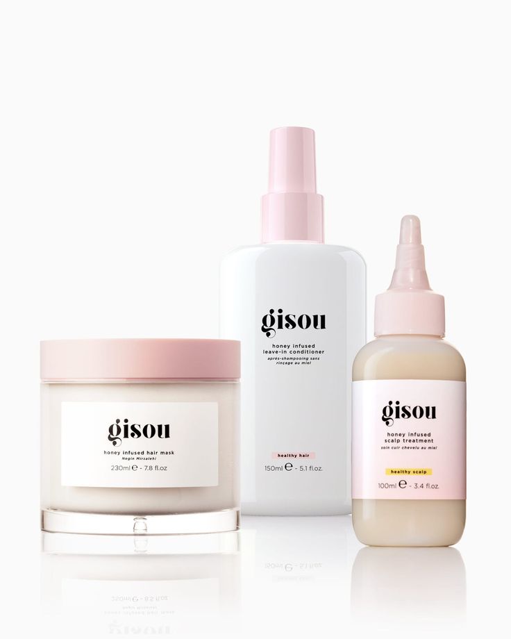 The Honey Rescue Set | Gisou Hair Supplies, Shower Skin Care, Pretty Skin Care, Skin Care Items, Pretty Skin, Hair Starting, Makeup Items, Shiny Hair, Skin Care Products