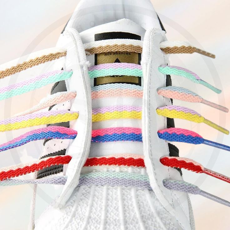 "\"Elevate your shoe style with our Flat Colorful Two-Tone Shoelaces! Unleash your creativity and step into a world of vibrant hues and trendy designs. These laces are the perfect way to add a playful touch to your favorite pair of shoes. Crafted with meticulous attention to detail, our flat shoelaces feature a unique two-tone design, blending complementary colors seamlessly. Made from high-quality materials, they offer durability and a secure fit, ensuring your shoes stay comfortably fastened throughout your adventures. Perfect for sneakers, canvas shoes, and casual footwear, these shoelaces are a statement-making accessory. Whether you want to match your shoes with your outfit or make a bold contrast, our Flat Colorful Two-Tone Shoelaces are the ideal choice. Upgrade your shoe game and i Colorful Sneakers, White Casual Shoes, Lace Flats, Lace Accessories, Lace Sneakers, Children Shoes, Shoe Insoles, Lacing Sneakers, Sport Sneakers