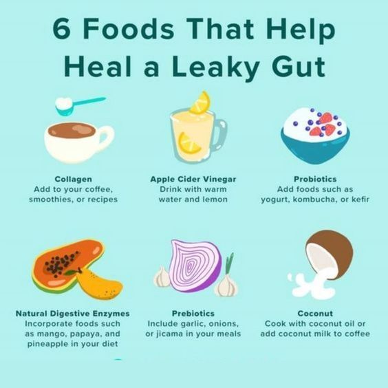 6 Foods For A Leaky Gut Good For Gut Health, Leaky Gut Diet, Healthy Gut Recipes, Benefits Of Collagen, Gut Health Diet, Gut Healing Recipes, Cooking With Coconut Oil, Gut Health Recipes, Collagen Benefits