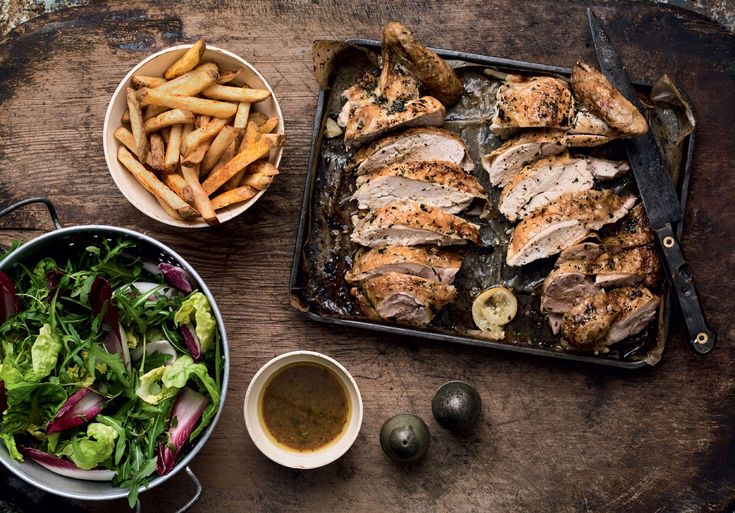 the meal is prepared and ready to be eaten on the grill, along with other foods