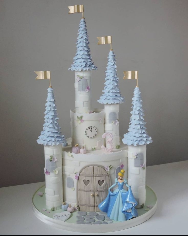 a cake that is shaped like a castle