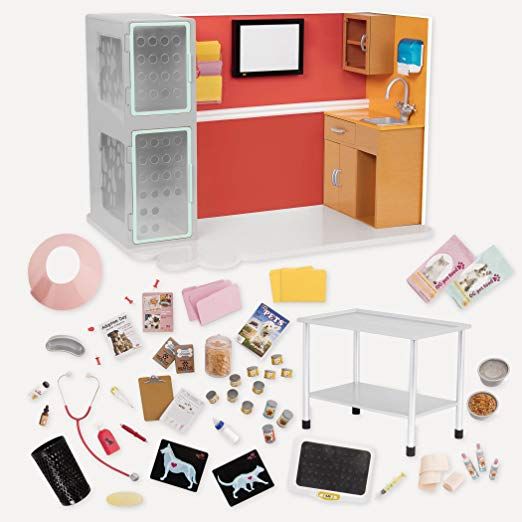 a doll house with furniture and accessories