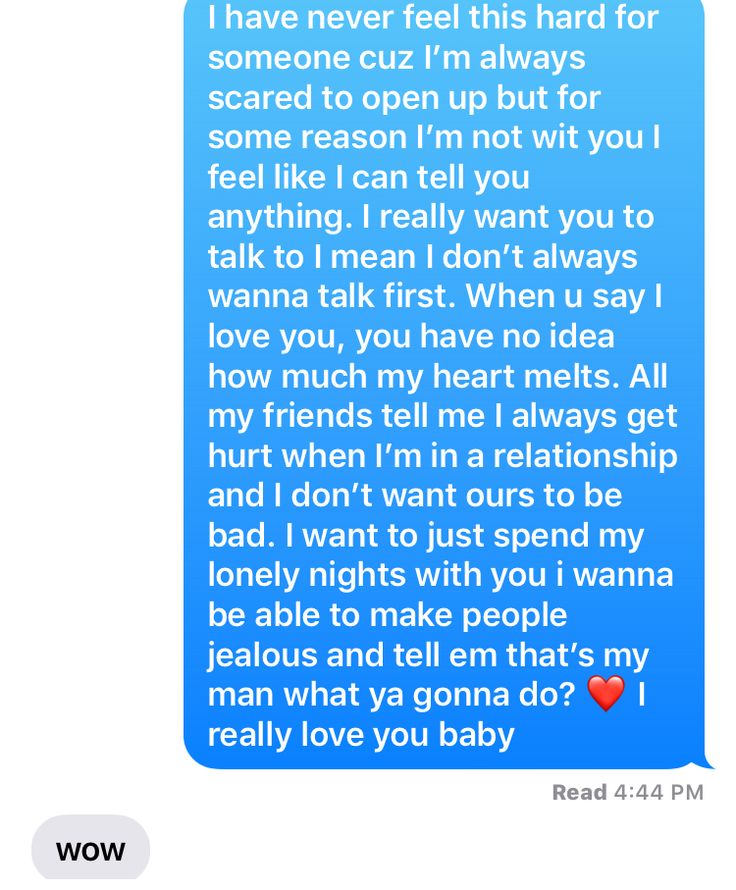 a text message from someone who is asking her to be in the same room with him