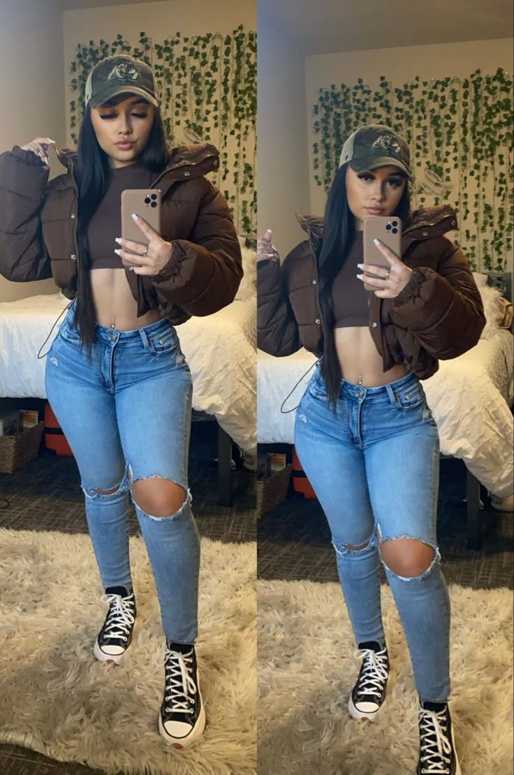 Fall Outfits For Latinas, Pretty Baddie Outfits, Cute Simple Outfits Baddie, Insta Baddie Outfits Winter, Pretty Outfits Aesthetic, Baddies Outfits, Mexico Fits, 2024 Fits, Red Light District