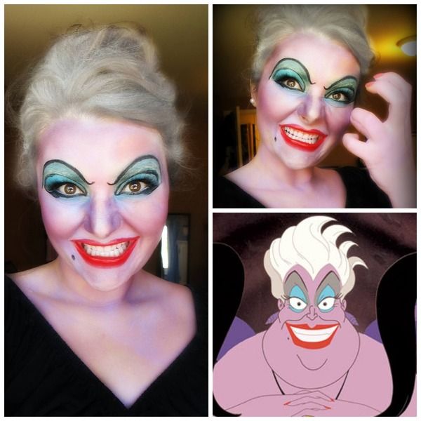 Ursula Halloween Makeup Ursula Makeup, Little Mermaid Makeup, Carnaval Make-up, Ursula Costume, Make Up Diy, Halloween Make-up Looks, Carnaval Costume, Halloween Decor Diy, Halloween Makeup Inspiration