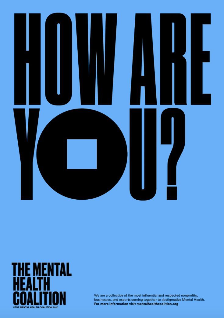 a blue poster with the words how are you?