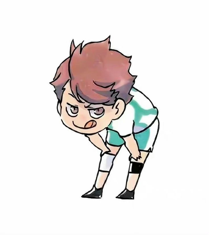 a drawing of a boy with his hands on his hips looking down at the ground