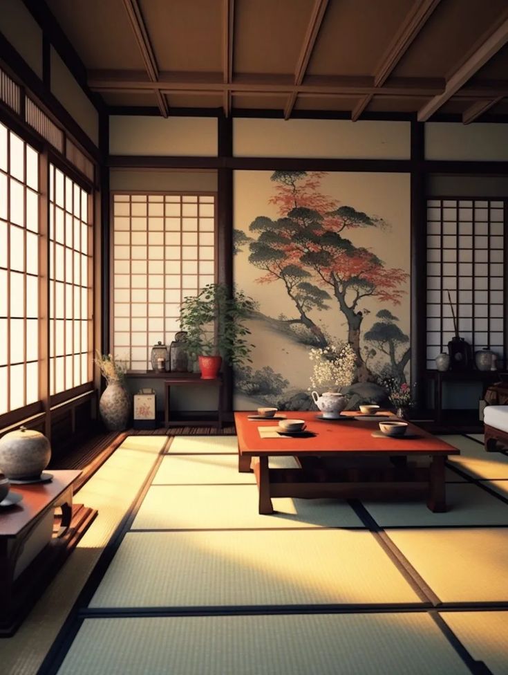 Japanese Home Inspiration, Japan House Modern Japanese Style Interior Design, Japan Architecture Traditional, Japanese House Interior Design, Japanese Interior Design Traditional, Traditional Japanese House Interiors, Japan House Interior, Japanese Flooring, Japan Interiors