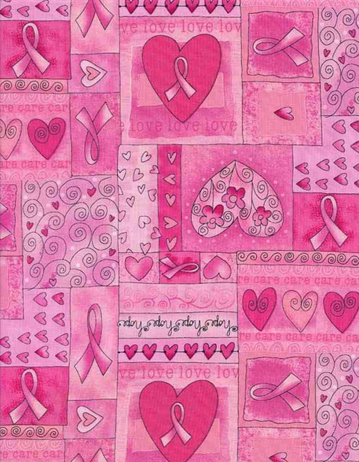 a pink quilt with hearts and ribbons on it, the words love are written in different languages