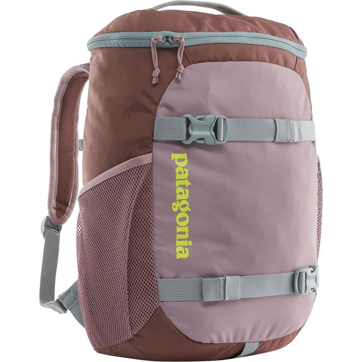 For school, play, or travel, the Patagonia Refugito 18L Day Pack has our kids' backs. Its 18-liter capacity is great for day trips and vacations while the PU coating and durable water repellent finish add abrasion-resistance and moisture-resistance for long-term wear. As with most Patagonia products, the pack includes many recycled materials to conserve resources and has been sewn in a Fair Trade Certified facility to pay workers a premium for their labor. 50% Logo, Patagonia Kids, Outdoor Backpacks, Tech Savvy, Recycled Polyester Fabric, Hiking Gear, Cool Backpacks, Hiking Backpack, Rei Co-op