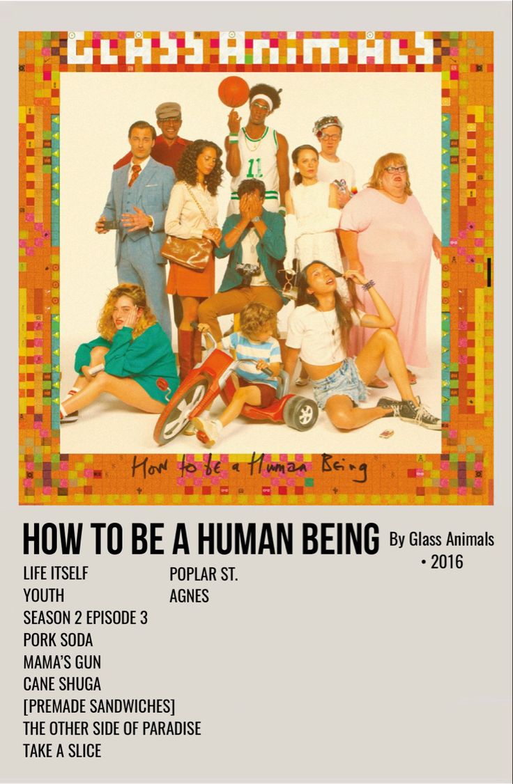 the poster for how to be a human being, which is featured in an article