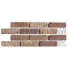 some brown and white bricks on a white background