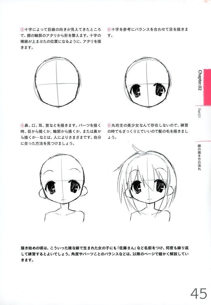 the instructions for how to draw anime eyes