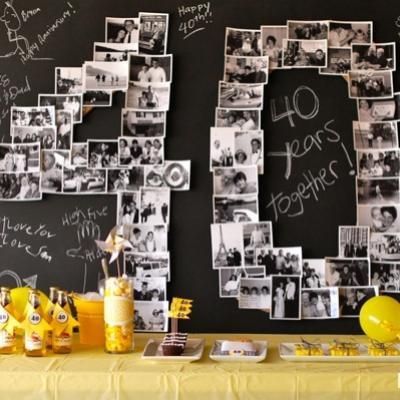 a large blackboard with writing on it