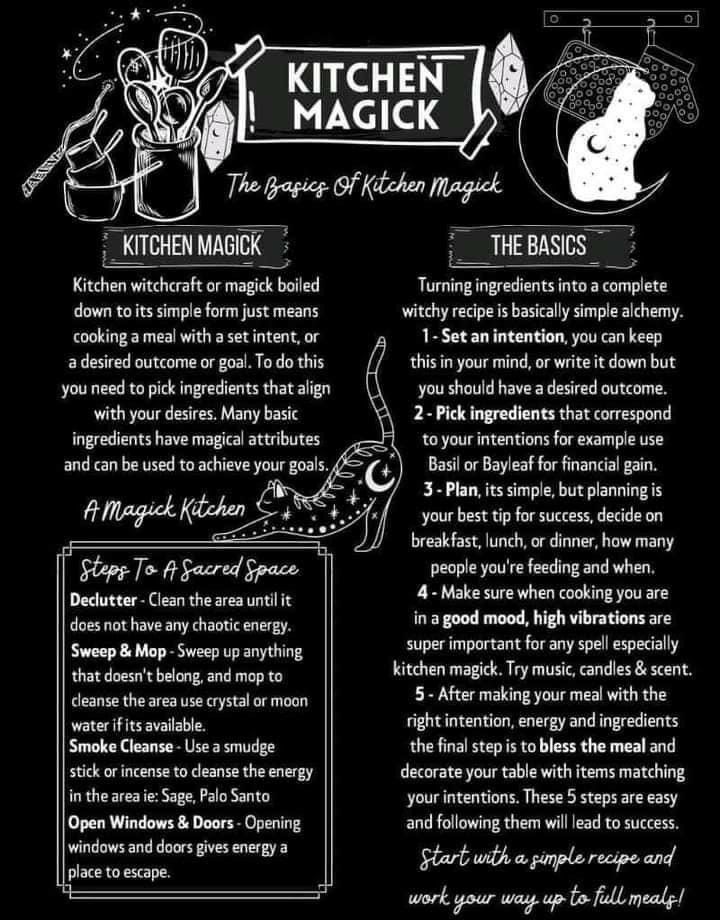 Kitchen Witch Outfit, Kitchen Magick, Herbal Witch, Wicca Recipes, Kitchen Witch Recipes, Witch Herbs, Witch Spirituality, Magic Spell Book, Kitchen Magic