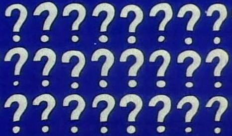 many white question marks on a blue background