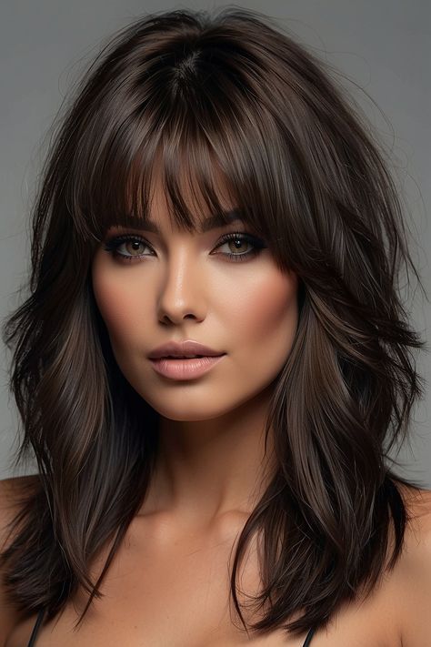 #BEAUTY ,#REALATIONSHIPS #Fashion #Outfits #Summer Outfits #Animals Croation Recipes, Haircuts Color, Mom Haircuts, Shag Cut, Long Shag, Haircuts For Medium Length Hair, Layered Haircuts For Medium Hair, Bangs With Medium Hair, Shag Hairstyles