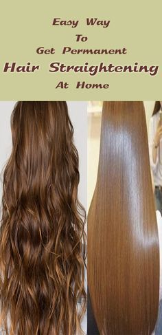 Curly Hair Into Straight Hair, Hair Mask To Straighten Hair, How To Get A Straight Hair, Natural Hair Straightening Remedies, How To Make Your Hair Silky Straight, Naturally Hair Straightening, Tips To Get Straight Hair, Silky And Straight Hair Tips, How To Get Silky Hair Naturally