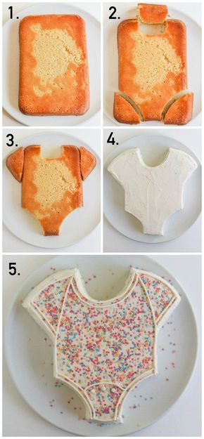 instructions for how to make a cake with sprinkles and frosting on it