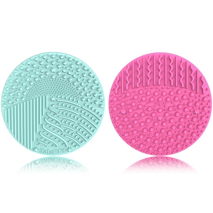 PRICES MAY VARY. Exquisite Multi Textures Cleaning Tool: A set of 2 pieces, featuring dual-sided functionality and boasting 7 distinct screw thread designs, perfectly tailored for the meticulous cleaning of a wide range of makeup brushes, including facial and eye brushes. The silicone brush cleaning mat is pure and soft, gently cleansing without causing any harm to your brushes. It effectively removes all the bristles, leaving them looking as good as new. The portable brush cleaning pad is easy Types Of Brushes, Powder Puffs, Clean Cosmetics, Silicone Makeup, Cosmetic Brush, Makeup Brush Cleaner, Brush Cleaning, Brush Type, Silicone Brush