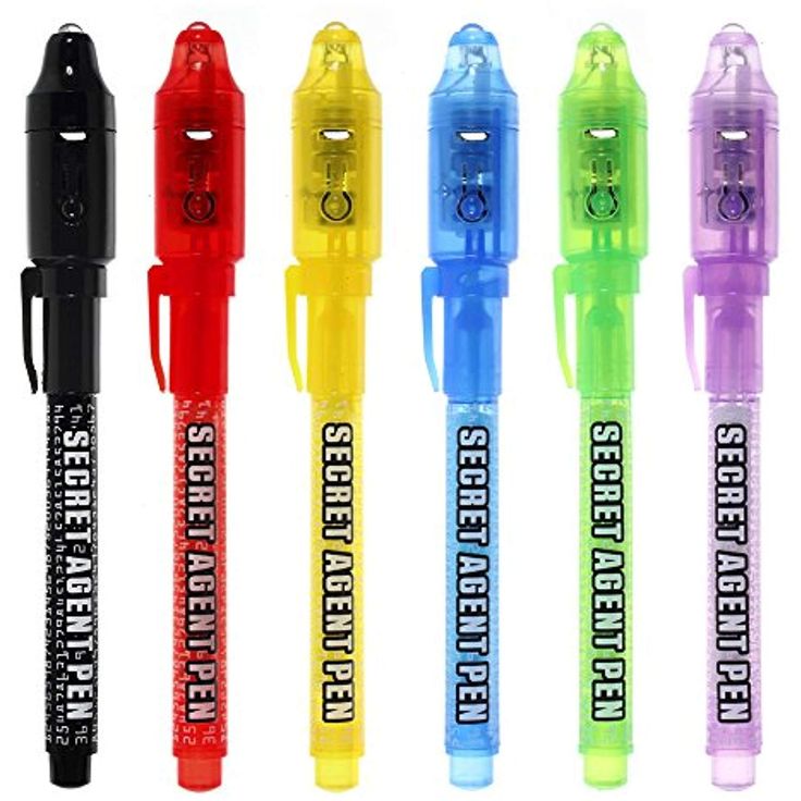 four different colored pens with the words speedballer written on them in black, red, green, blue, and yellow