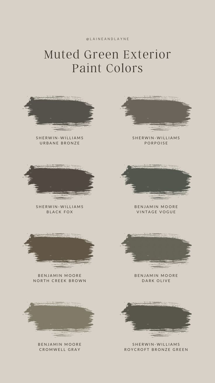 the different shades of paint that are used to create an exterior color scheme for your home