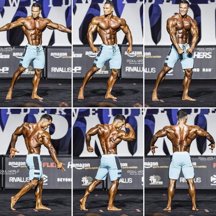 six pictures of a man flexing his muscles and showing off his muscular phys