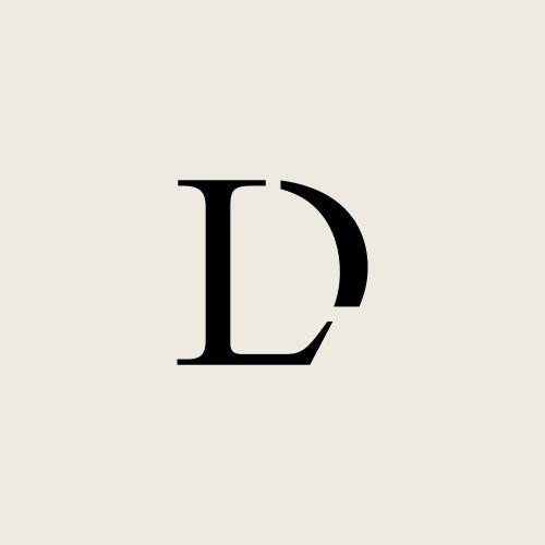 the letter d is made up of black letters