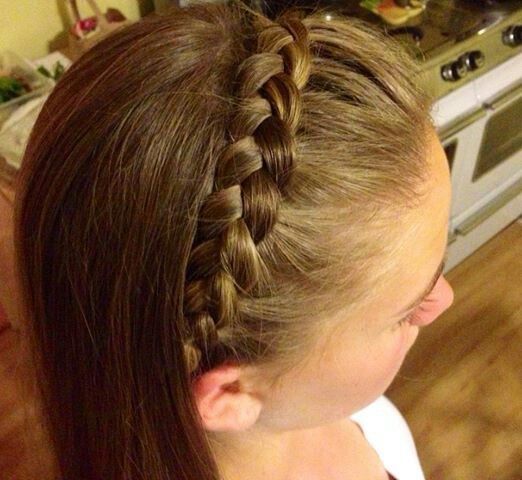 Braid Headband Hairstyle, Dutch Lace Braid, Special Event Hairstyles, Lace Headband Braid, Rugby Hairstyles, Dutch Braid Headband, Easy Fall Hairstyles, Bas Mitzvah, Braid Hairband