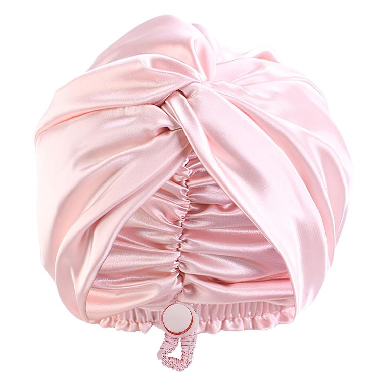 Adjustable Silk Satin Bonnet for Sleeping: Women Night Wrap Sleep Cap Turban for Men, Large Long Curly Hair Braid Stay on Head - Pink Hair Braid Wrap, Silk Sleep Cap, Thick Natural Hair, Sleep Hairstyles, Curly Braids, Curly Hair Braids, Silk Bonnet, Satin Bonnet, Beauty Make-up