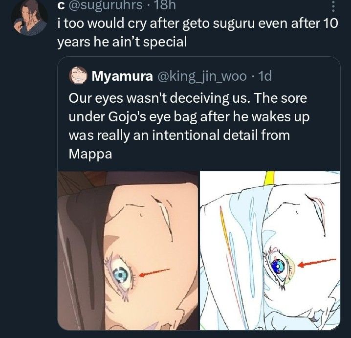 an image of two anime characters on twitter