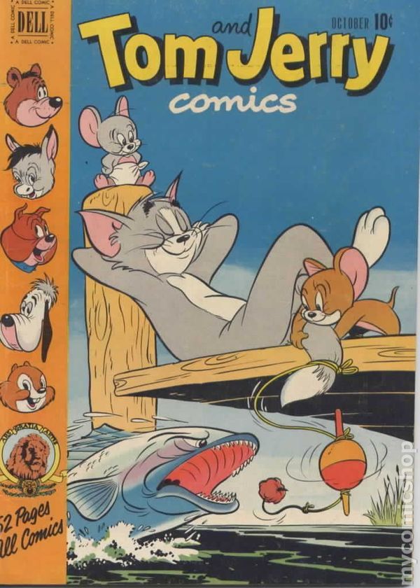 the cover to tom and jerry comics