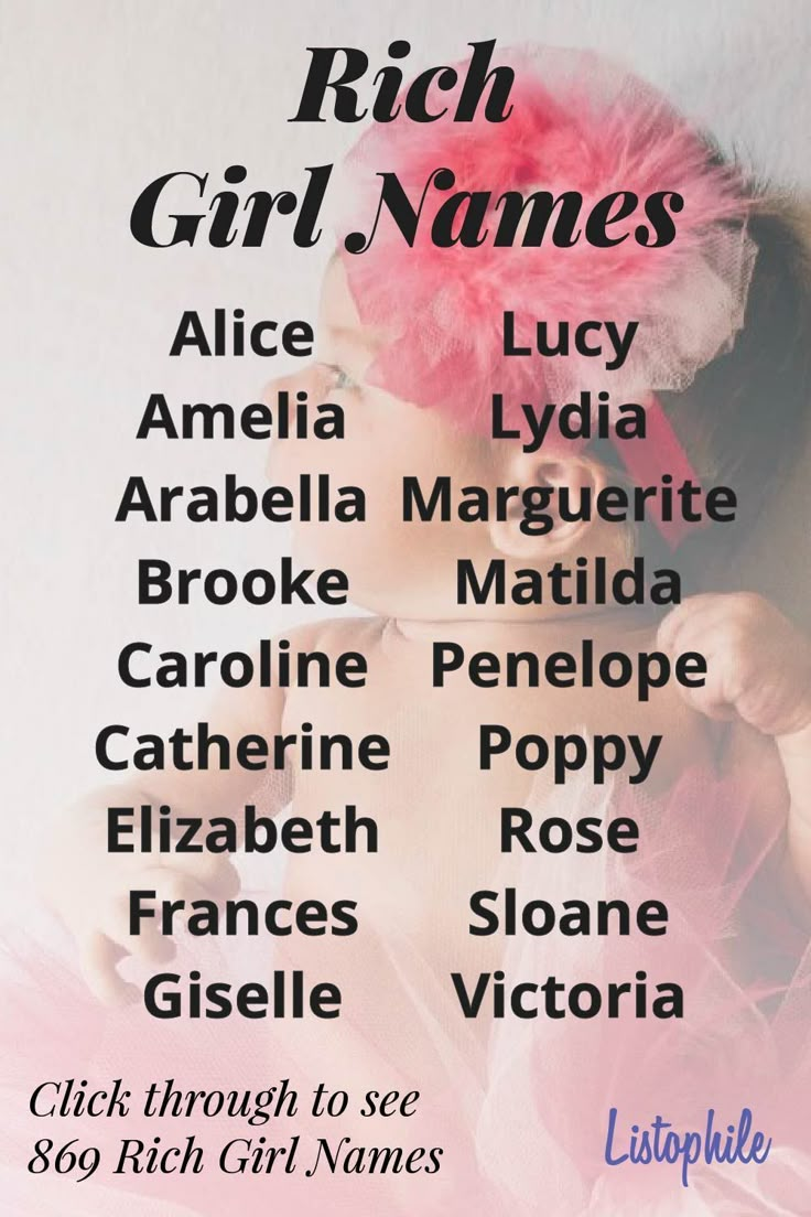 a poster with the names of different women in pink tutues and feathers on it