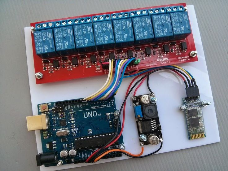 the electronic components are connected to each other