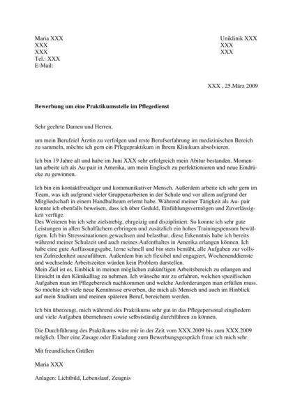 a letter written in german on the subject of an application for language and writing skills